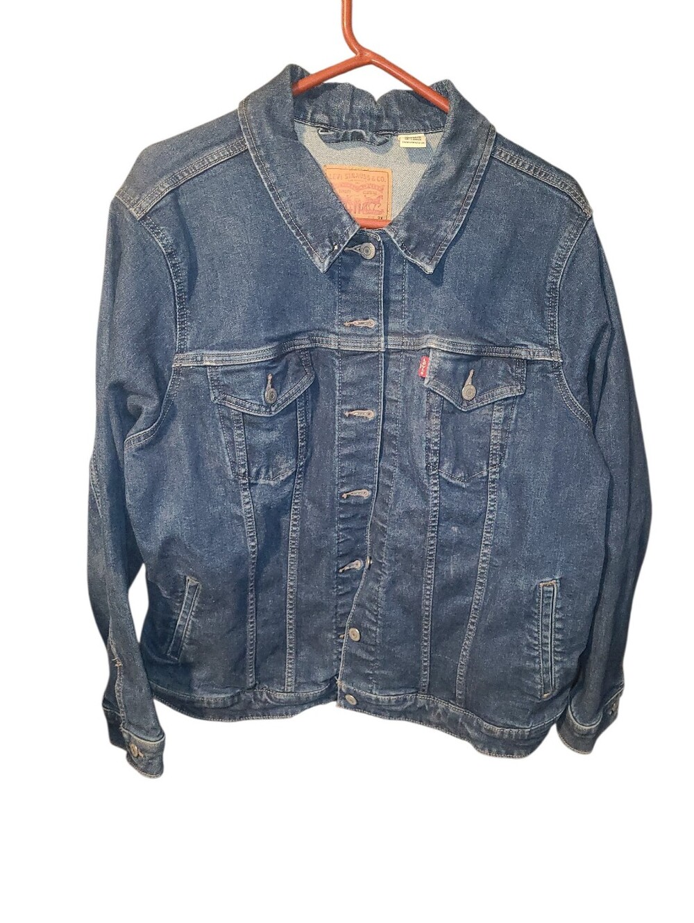 LEVI STRAUSS& Co. Dark Blue Denim  Jacket SIZE 3X